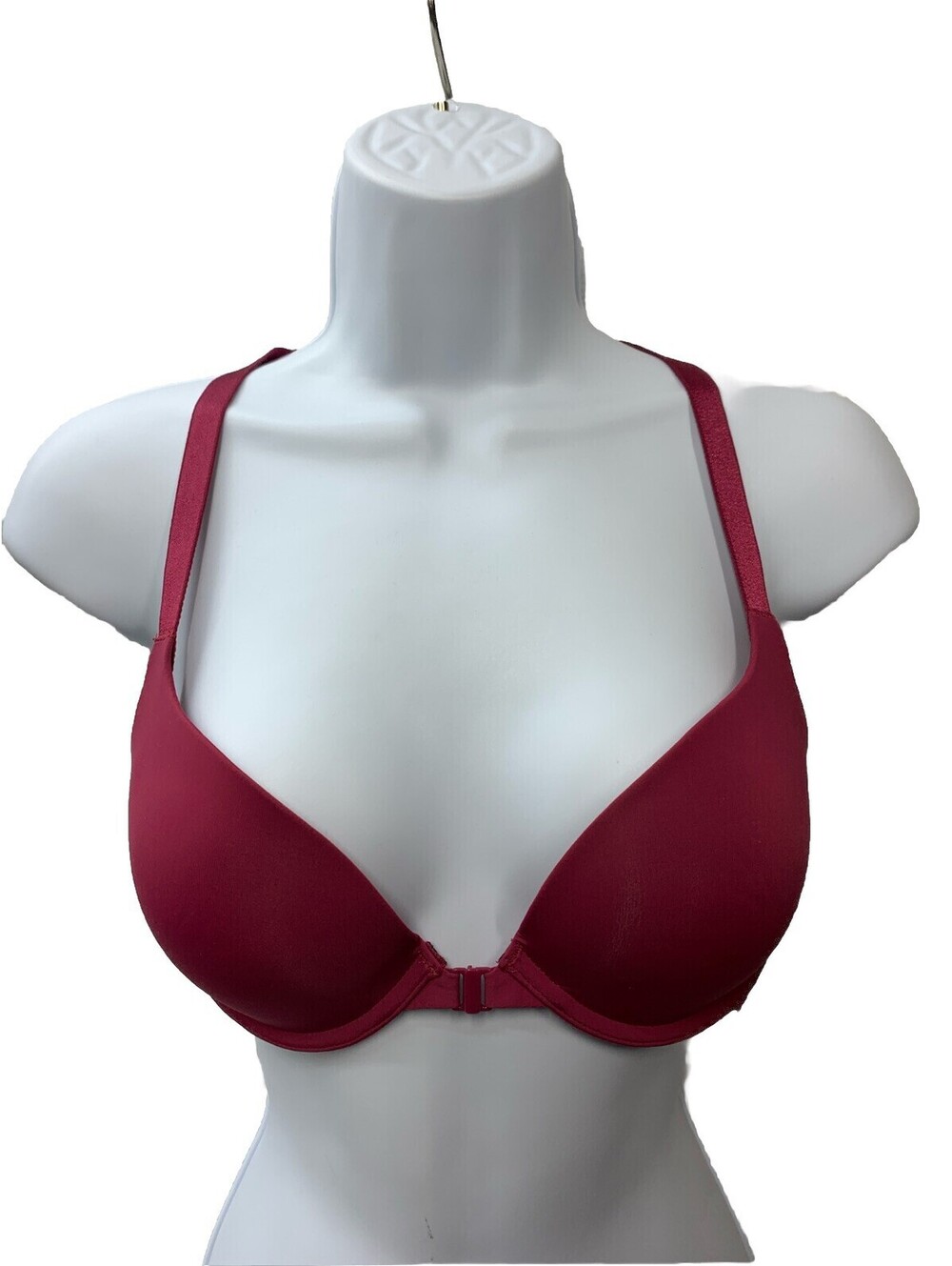 DOBREVA Push Up Bra Racerback Front Closure Bras Underwire Tshirt bra Size 34C